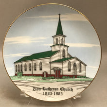 Load image into Gallery viewer, Zion Lutheran Church Commemorative Plate Ottawa Illinois (7.5in)
