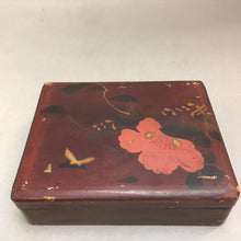 Load image into Gallery viewer, Asian Floral Wooden Trinket Box (6inx5in)
