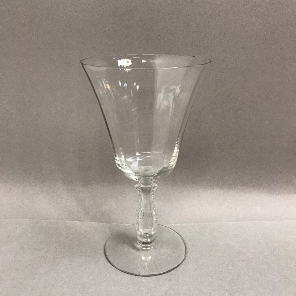 Fostoria Silver Flute Low Water Goblet (6.5