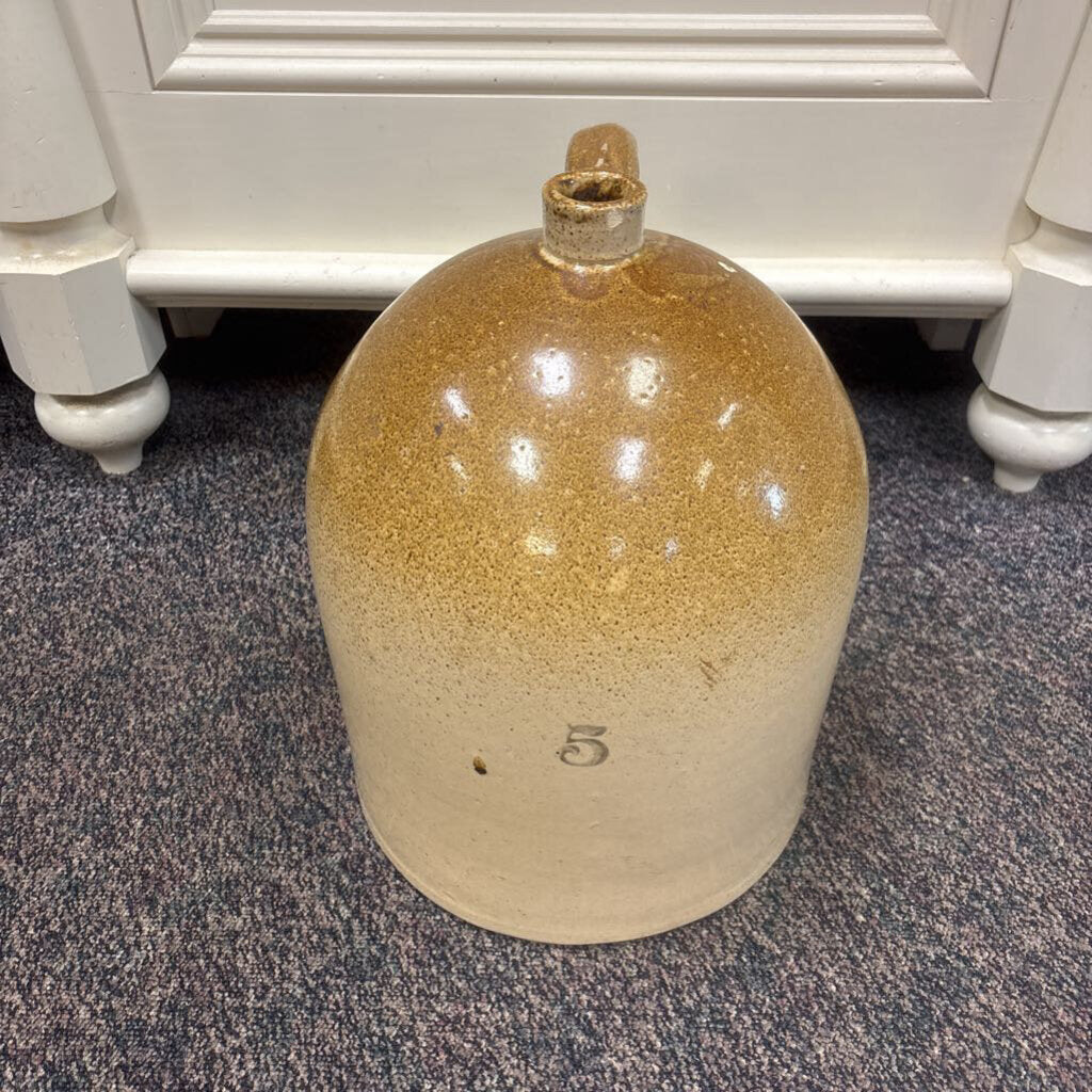 5 Gallon Salt Glaze Stoneware Crock Jug (16
