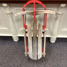 Load image into Gallery viewer, Vintage Wooden Snow Sled (40&quot;)
