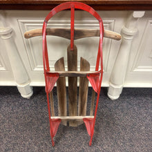 Load image into Gallery viewer, Vintage Wooden Snow Sled (40&quot;)
