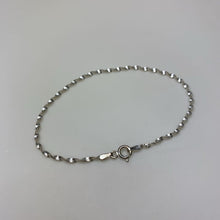 Load image into Gallery viewer, Sterling Diamond Cut Twist Chain Bracelet (7.25&quot;)
