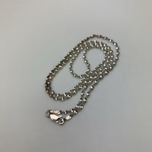 Load image into Gallery viewer, Sterling Diamond Cut Twist Chain Necklace (20&quot;)
