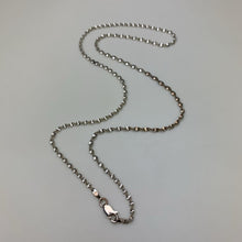 Load image into Gallery viewer, Sterling Diamond Cut Twist Chain Necklace (20&quot;)
