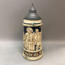 Load image into Gallery viewer, Vintage Beer Stein - Übung tut mehr als Meisterlehre (10&quot;) (As-Is)
