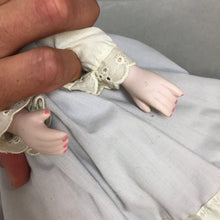 Load image into Gallery viewer, Vintage Porcelain Doll in Lilac Dress (18")
