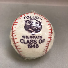 Load image into Gallery viewer, Toluca Illinois Wildcats Rag Ball Class of 1948
