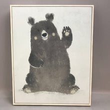Load image into Gallery viewer, Framed Bear Canvas Art (20x16)
