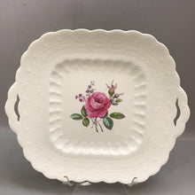 Load image into Gallery viewer, Spode&#39;s Jewel Billingsley Rose Cake Plate with Handles (9x11)
