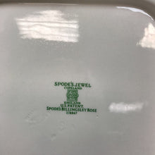 Load image into Gallery viewer, Spode&#39;s Jewel Billingsley Rose Cake Plate with Handles (9x11)
