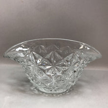 Load image into Gallery viewer, Vintage Glass Diamond Star Serving Bowl (6x11)
