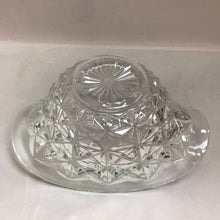 Load image into Gallery viewer, Vintage Glass Diamond Star Serving Bowl (6x11)
