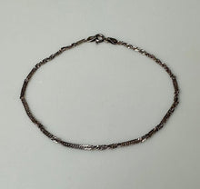 Load image into Gallery viewer, Sterling Twist Chain 9&quot; Bracelet/Anklet

