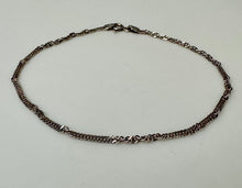 Load image into Gallery viewer, Sterling Twist Chain 9&quot; Bracelet/Anklet
