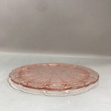 Load image into Gallery viewer, Pink Depression Glass Footed Cakeplate (10&quot;)
