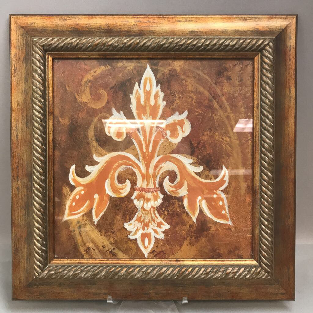 Gold Framed Wall Art Print (16x16)