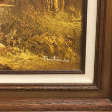 Load image into Gallery viewer, Framed Mountain Scene Oil Painting Signed (26x22)
