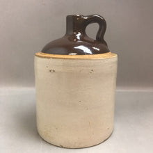 Load image into Gallery viewer, Vintage Brown and Tan Stoneware Crock (11in)
