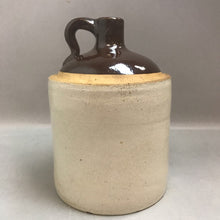Load image into Gallery viewer, Vintage Brown and Tan Stoneware Crock (11in)
