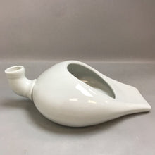 Load image into Gallery viewer, Antique White Porcelain Slipper Bedpan Urinal (16inx11in)
