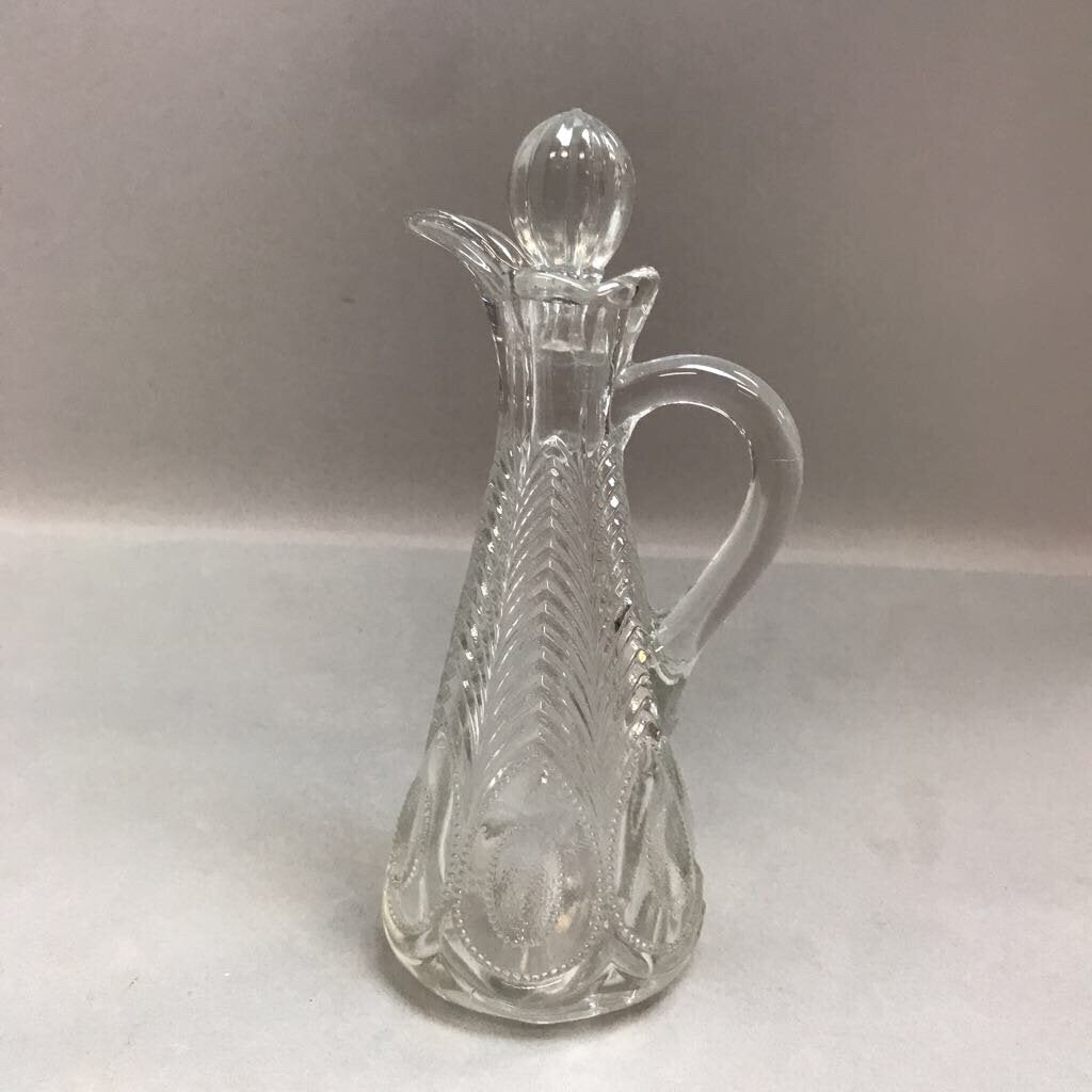 Vintage Oil Cruet Heisey Old Sandwich (8in)