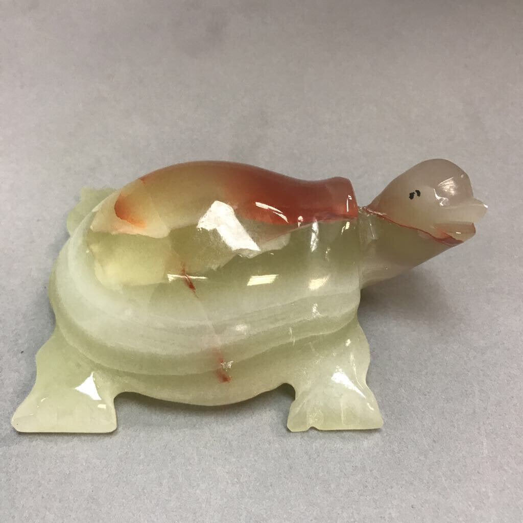 Marble Alabaster Turtle Paperweight (4