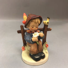 Load image into Gallery viewer, Goebel Hummel She Loves Me, She Loves Me Not Figurine (4in)
