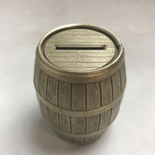 Load image into Gallery viewer, Citizens First National Bank Princeton Illinois Barrel Coin Bank (4&quot;)
