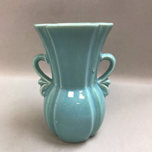 Load image into Gallery viewer, Haeger Seafoam Green Vase with Handles (6&quot;)
