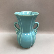 Load image into Gallery viewer, Haeger Seafoam Green Vase with Handles (6&quot;)
