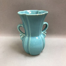 Load image into Gallery viewer, Haeger Seafoam Green Vase with Handles (6&quot;)

