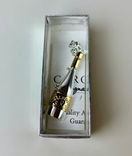 Load image into Gallery viewer, Carolee Limited Edition Celebrate Crystal Bubble Champagne Bottle Brooch Pin (2.5&quot;)
