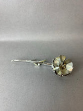 Load image into Gallery viewer, Vintage Sarah Coventry Allusion Rhinestone Flower 4" Brooch Pin &amp; 1.5" Clip Earrings Set
