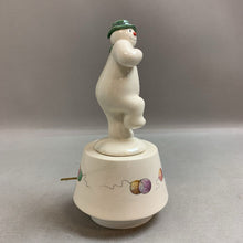 Load image into Gallery viewer, Snowman Magic Music Box Royal Doulton (8.5in)
