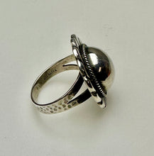 Load image into Gallery viewer, Vintage Sterling Navajo Modernist Dome Concho Ring sz 6.5
