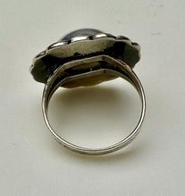 Load image into Gallery viewer, Vintage Sterling Navajo Modernist Dome Concho Ring sz 6.5
