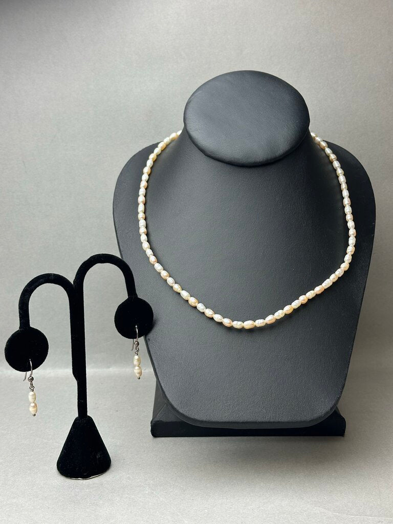 Freshwater Pearl Sterling 18
