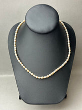 Load image into Gallery viewer, Freshwater Pearl Sterling 18" Necklace &amp; Earrings Set
