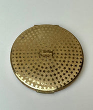 Load image into Gallery viewer, Vintage Stratton UK Eastern Star Masonic Powder Sifter Compact (3&quot;)
