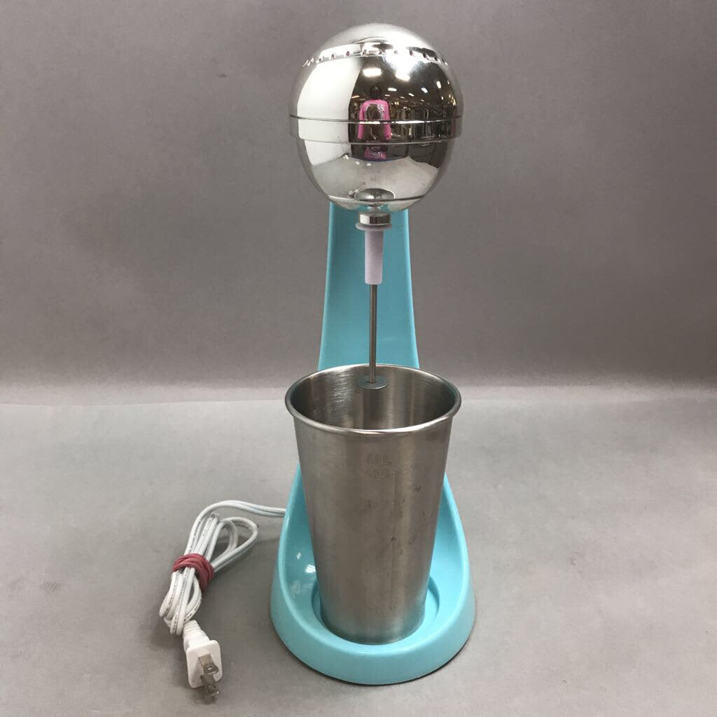 Milkshake Maker with 16oz Stainless Steel Cup Nostalgia 2- Speed Model NMLKS100JG