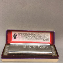 Load image into Gallery viewer, Vintage M. Hohner Marine Band Harmonica No. 1896 Key Of C Made in Germany w/ Box
