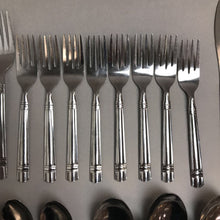 Load image into Gallery viewer, Stainless Steel Flatware Set (45pc)
