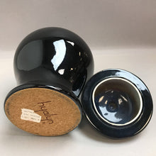 Load image into Gallery viewer, Black Ceramic Ginger Jar with Lid (10.5in)
