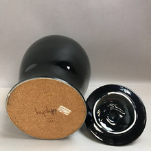 Load image into Gallery viewer, Black Ceramic Ginger Jar with Lid (17in)
