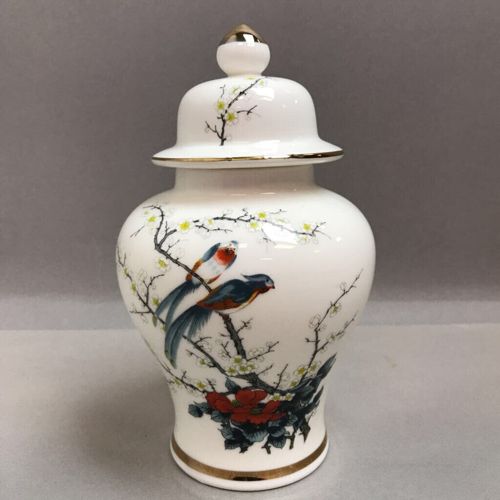 Vintage Japanese Ginger Jar JAY Fine China (8in)