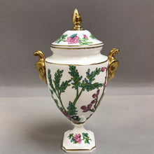 Load image into Gallery viewer, Coalport England Indian Tree Lidded Urn with Gold Trim
