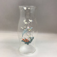 Load image into Gallery viewer, Vintage Hand Painted Hurricane Glass Globe Chimney (11&quot;)
