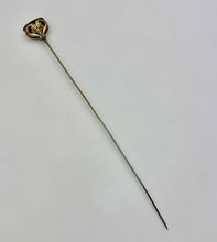 Load image into Gallery viewer, Antique Victorian Monogrammed Signet Hat Stick Pin (8.75&quot;)
