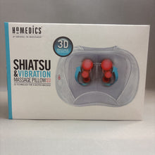 Load image into Gallery viewer, NIB Homedics Shiatsu With Vibration Massage Pillow (10x15)
